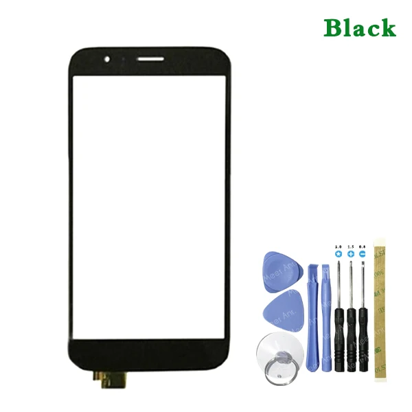 Высокое качество 5," для huawei G8 GX8 RIO-L01 RIO-L02 RIO-L03 Сенсорный экран планшета Сенсор внешний Стекло объектив Панель - Цвет: black With Tool