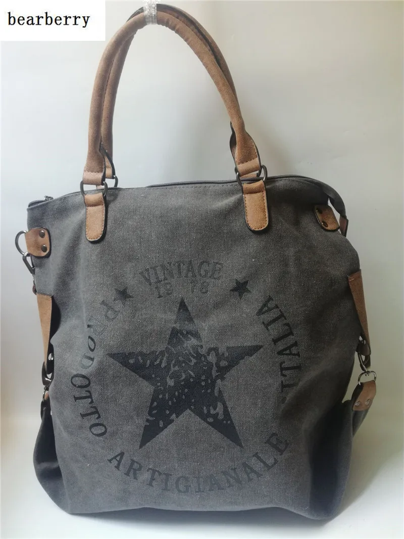 2020 большая Холщовая Сумка со звездами многофункциональная Заводская дорожная