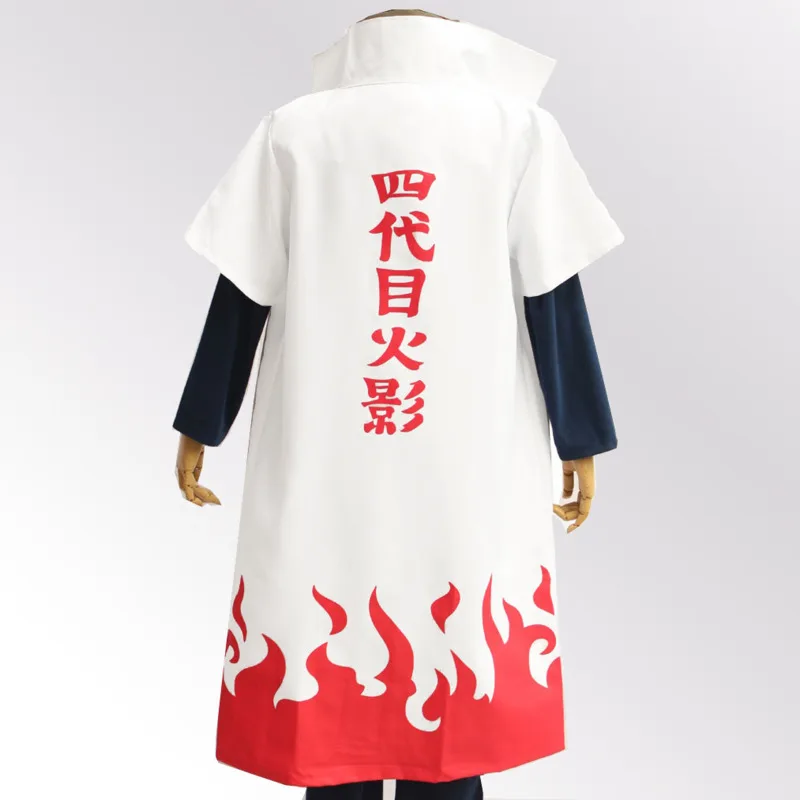 Аниме Наруто 4 го Hokage Yondaime Minato Namikaze Хэллоуин косплей костюм плащ пальто| |
