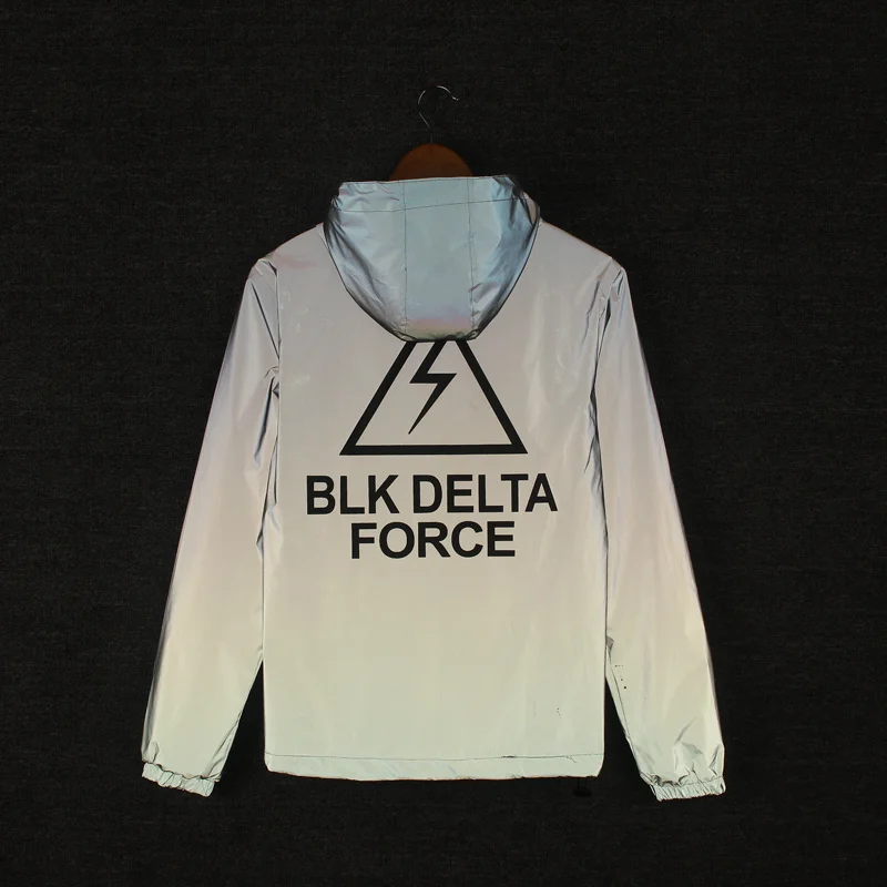 2017 Мужская с мехом утолщенный светильник светящаяся куртка 3м светоотражающая