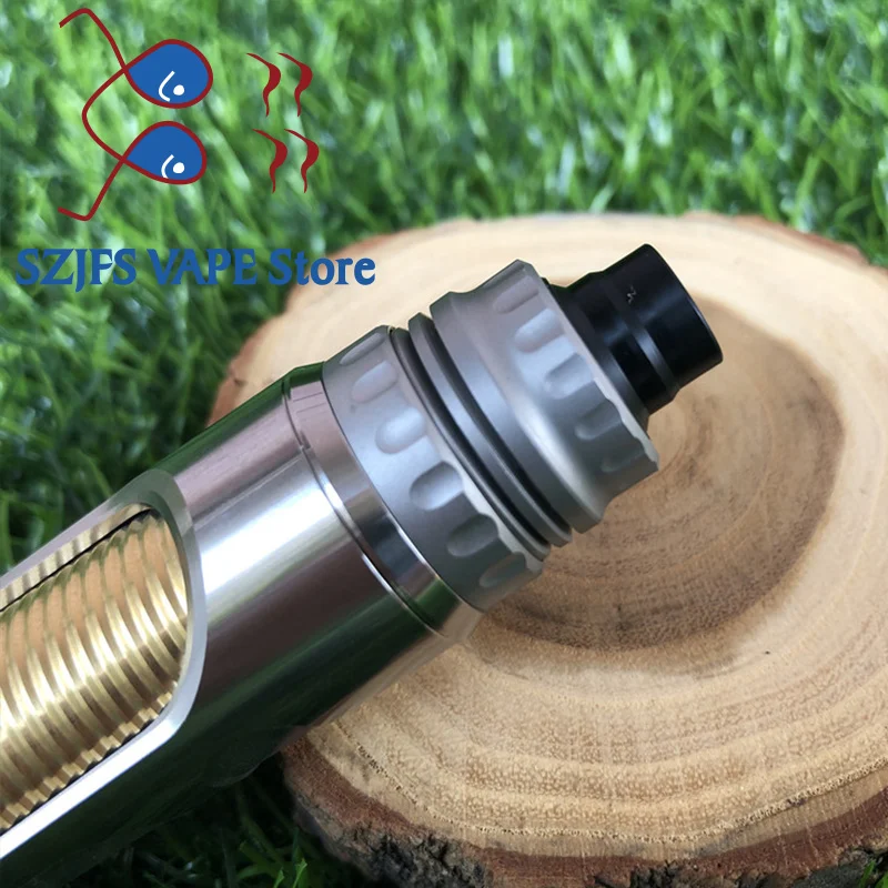 

Armor S Styled RDA Rebuildable Dripping Atomizer with bf pin 22mm diameter 316 stainless steel 510 thred Top oiling diy edc Atty
