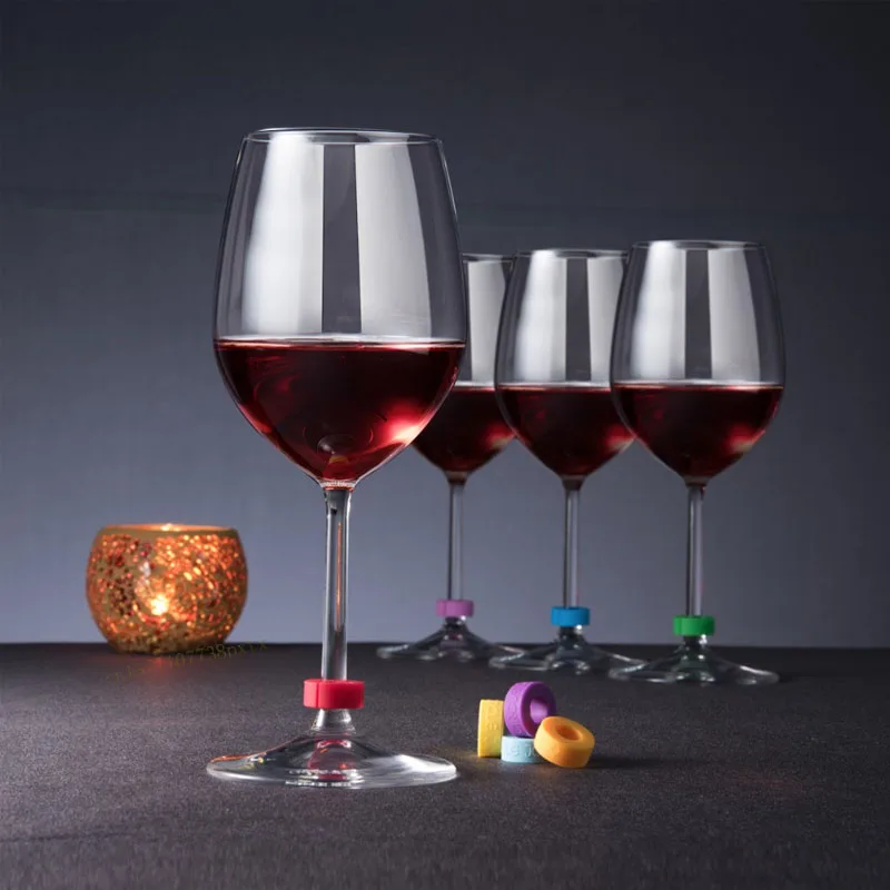 8 шт. Xiaomi Circle Joy Wine glass идентификационное кольцо идентификационные маркеры красное вино пищевой контакт уровень широкий диапазон чашек
