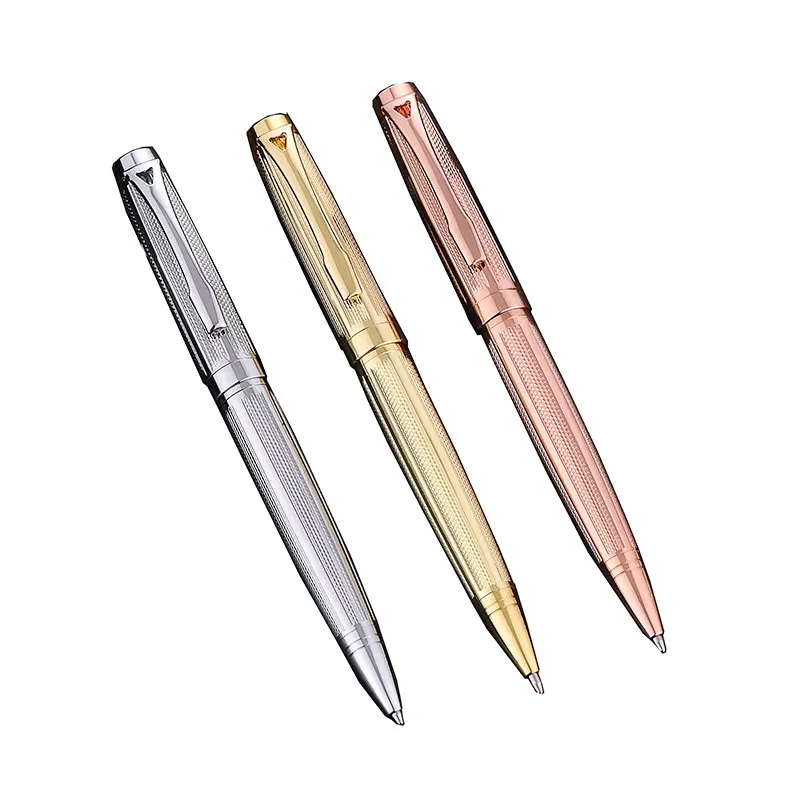 3 цвета модная высококачественная металлическая шариковая офисная деловая ручка