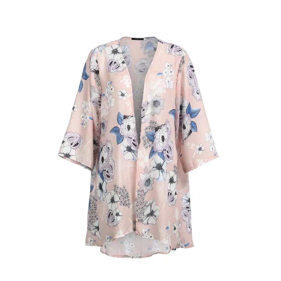

Fashion Holiday New Women Summer Long Sleeve Floral Shirt Tops Loose Casual TOPS Regular Clothing For Women
