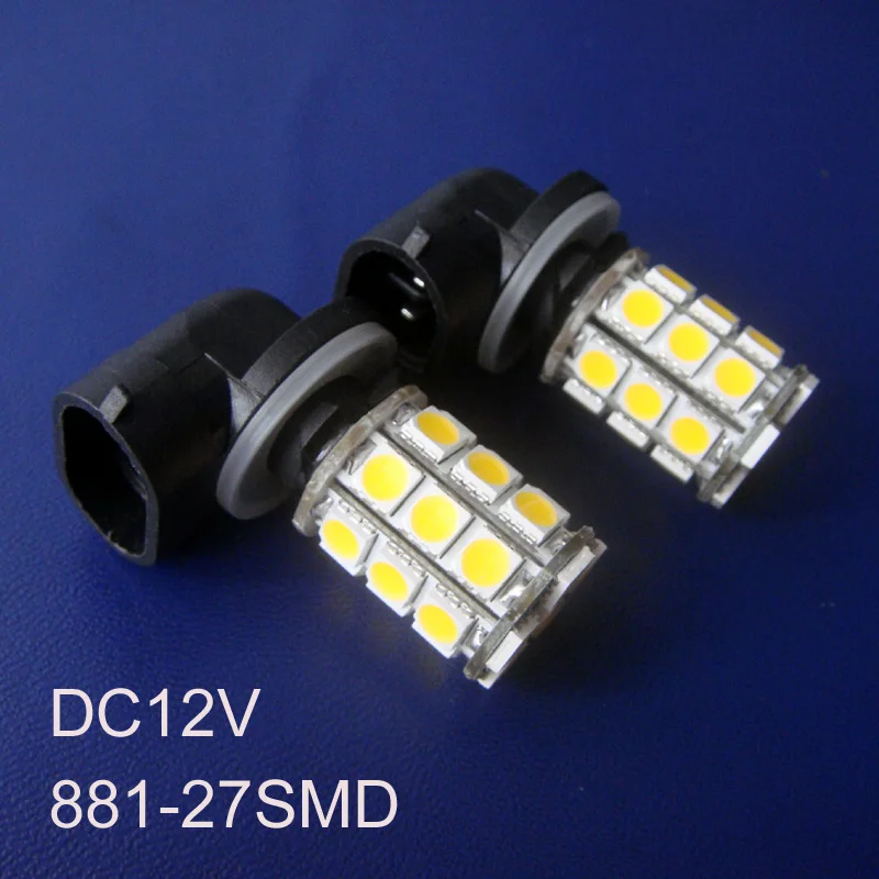 High quality 12V 5W 881 led fog lights,881 Led Fog Lamps DC12V 881 auto led bulbs free shipping 20pcs/lot