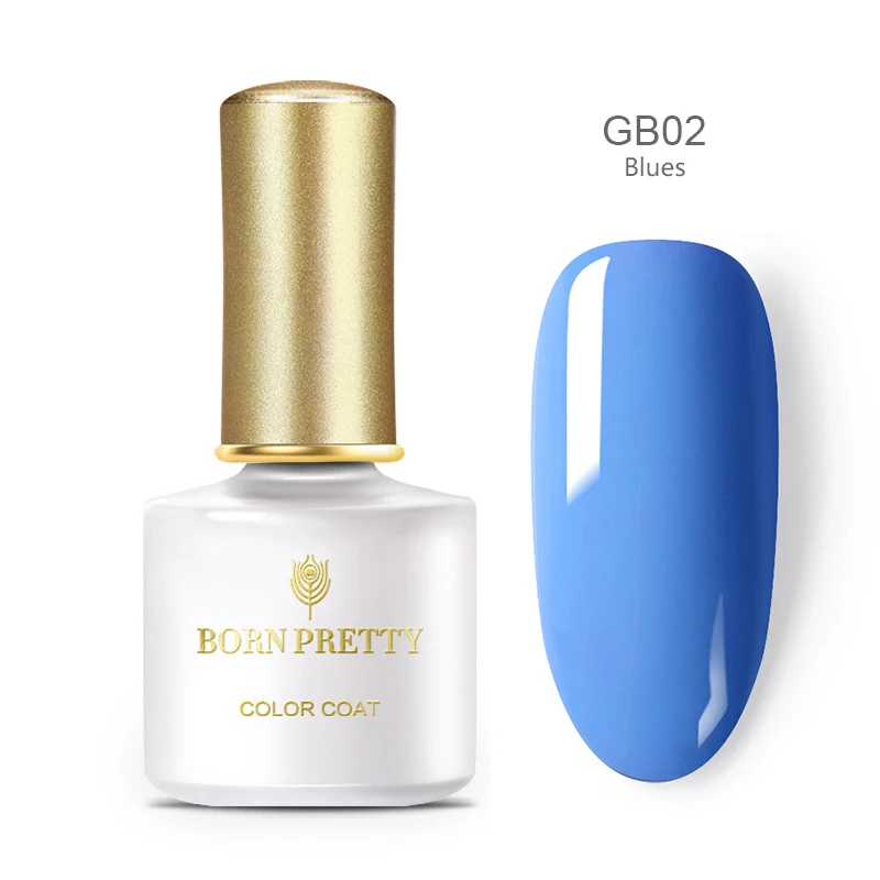 BP-GB02 BORN PRETTY 6 мл Гель-лак для ногтей чистый цвет ногтей маникюр замачиваемый УФ светодиодный Гель-лак Базовое покрытие без протирания верхнее покрытие лак - Цвет: BP-GB02
