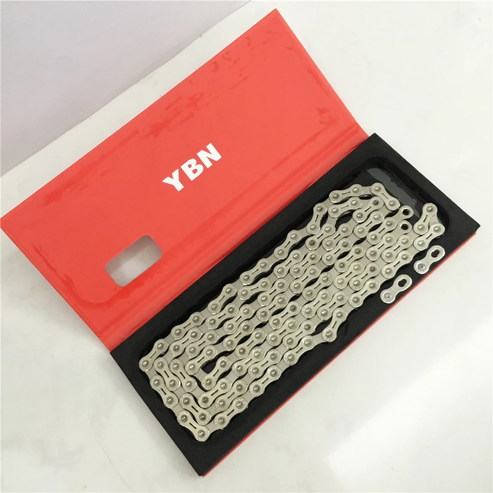 YBN 22 S 33 S 11 цепь для скоростного велосипеда 11 S Серебро SL полу дутая цепочка MTB Горный Дорожный велосипедные цепи для Shimano и Sram Кампаньолы