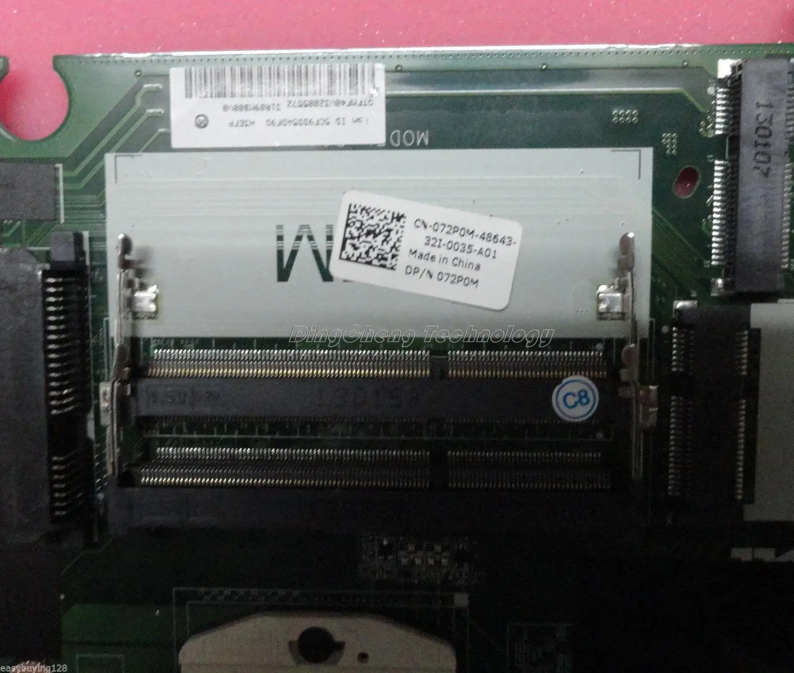 

Laptop Motherboard For Dell inspiron 17R 7720 CN-072P0M DA0R09MB6H1 HM77 DDR3 GT650M 2GB Mainboard