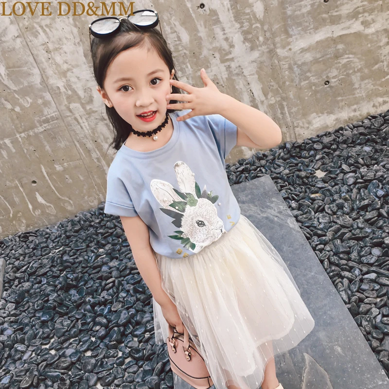 Комплект для девочек LOVE DD & MM Новинка лета 2021 детская одежда футболка с коротким