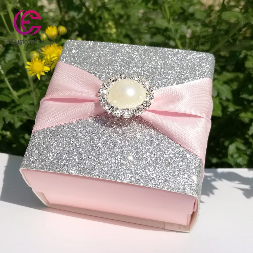 Вся web уникальная плотная коробка с блестками 40 шт./лот конфет Великолепная