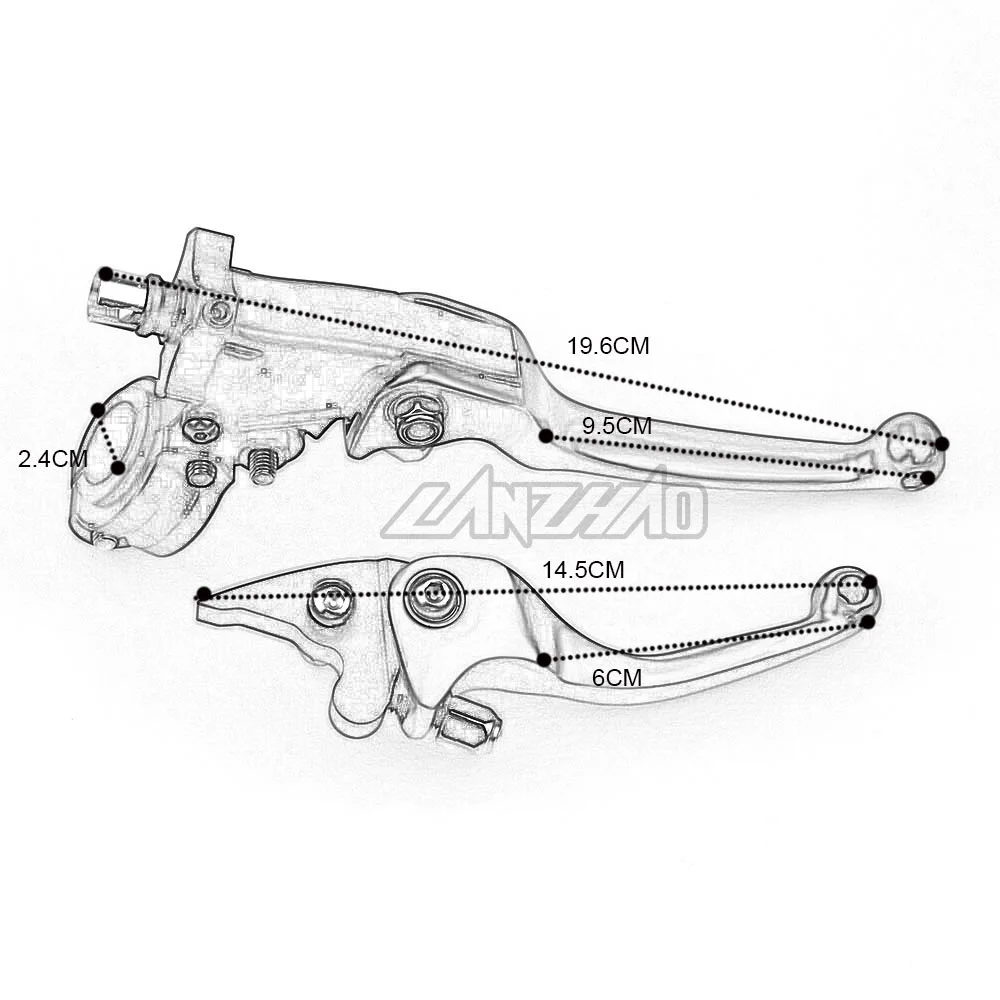 Рычаги тормозной муфты для мотокросса 22 мм гоночные аксессуары Kawasaki KLX250 kl650 KLX110