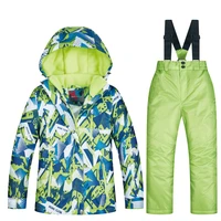 ski suit childrens brands high quality jacket and pants for kids waterproof snow jacket winter boy ski and snowboard jacket