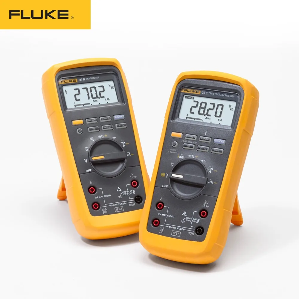 Цифровой мультиметр Fluke 28 II Industrial True RMS водонепроницаемый и пыленепроницаемый