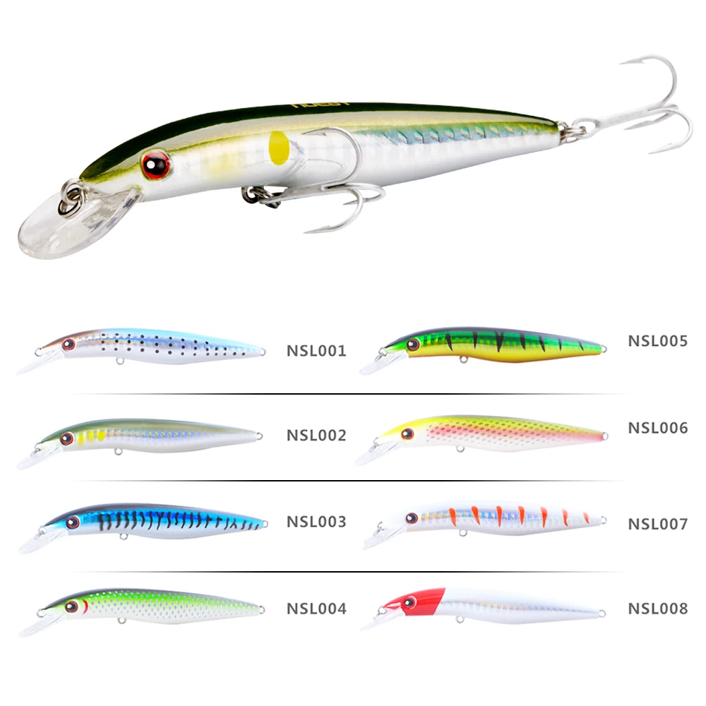 Приманка для рыбалки NOEBY 85 мм 100 125 плавающая наживка Minnow 0 8 1 м Джеркбейт