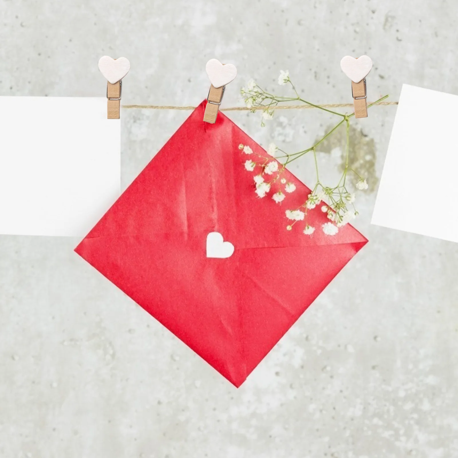 10 шт. Деревянные прищепки в форме сердца для фото|Украшения своими руками