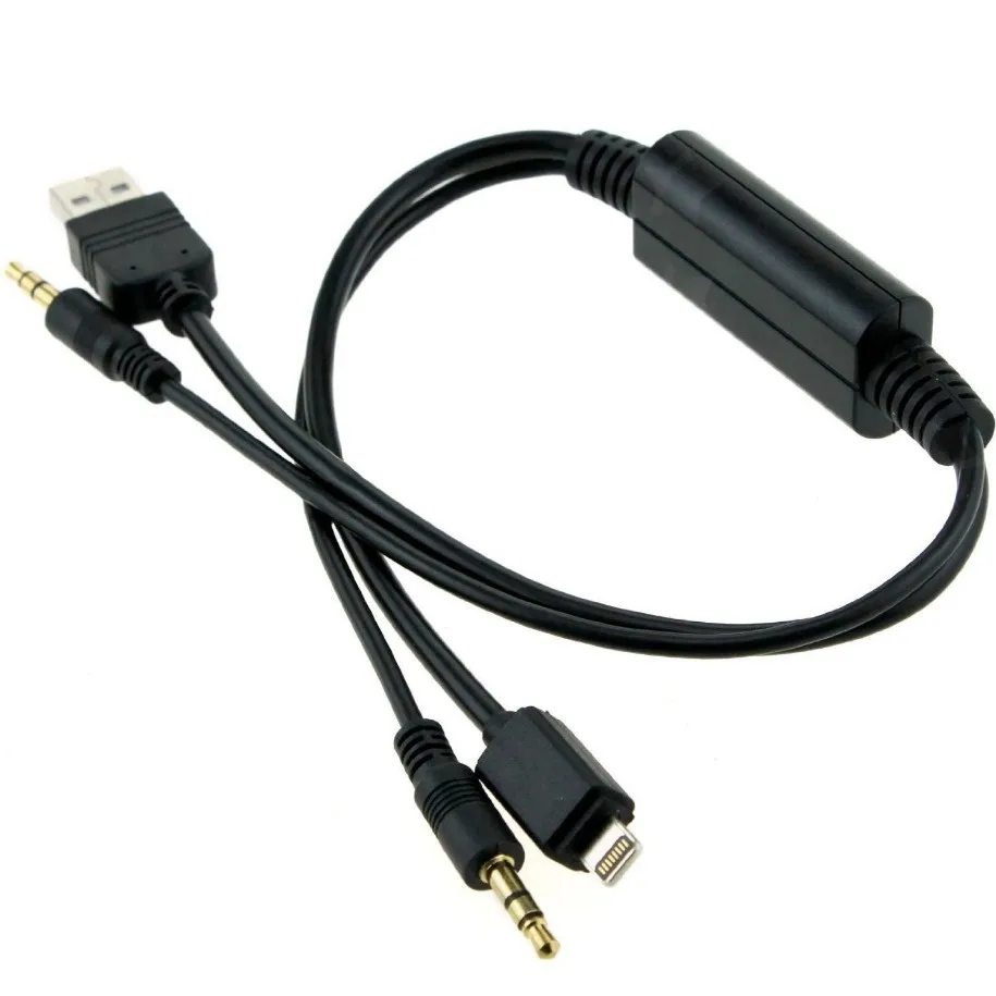 3.5mm AUX input Connector Car Audio Stereo USB Interface Universal Cable Support for iphone5/5S 6/6S Plus 7 BMW | Автомобили и