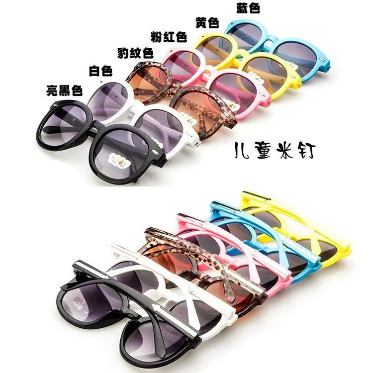 Детские солнцезащитные очки с заклепками 2 шт./лот новинка 2019 милые модные