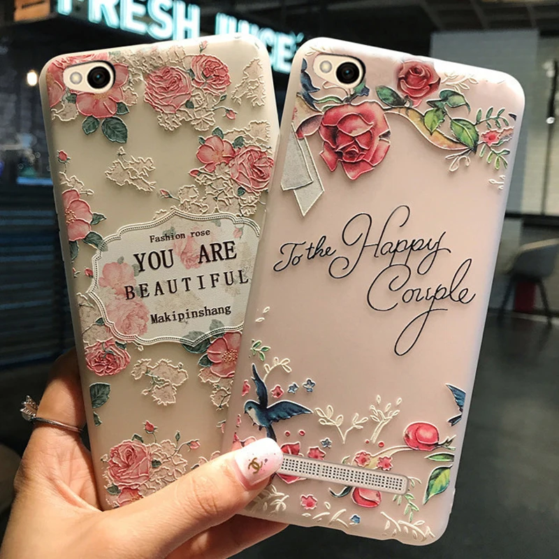 YonLinTan coque чехол для XiaoMi redmi 4A 4 A силиконовый роскошный 3d мягкий прозрачный ТПУ