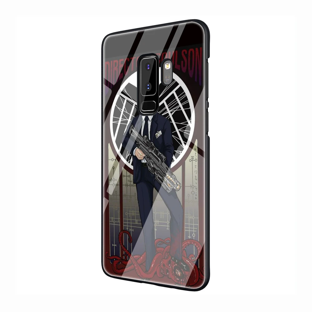 G12 Агенты Marvel щита S. H. I. E. L. D закаленное стекло чехол для телефона samsung Galaxy S7 S8 Note 8 9 10 Plus A10 20 30 40 50 60 70 - Цвет: G12