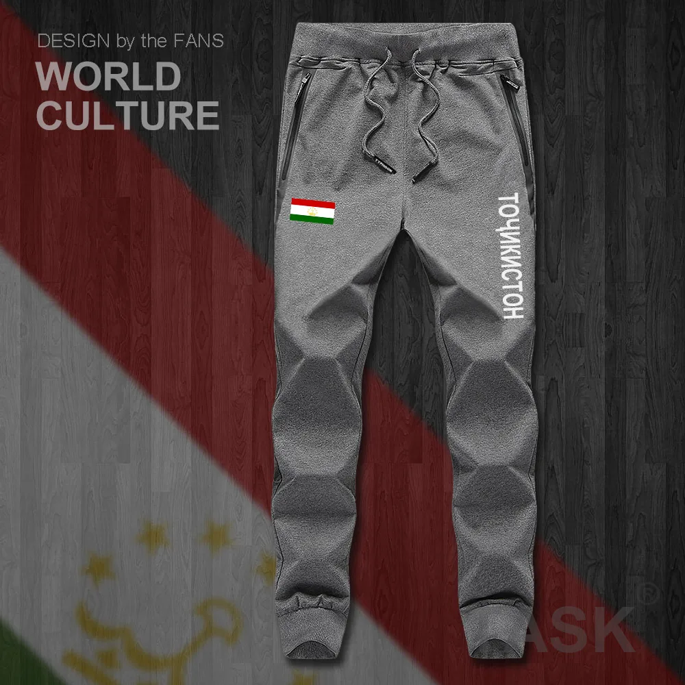 

Tajikistan Tajik TJ mens pants joggers jumpsuit sweatpants track sweat fitness fleece tactical casual nation country leggin NEW