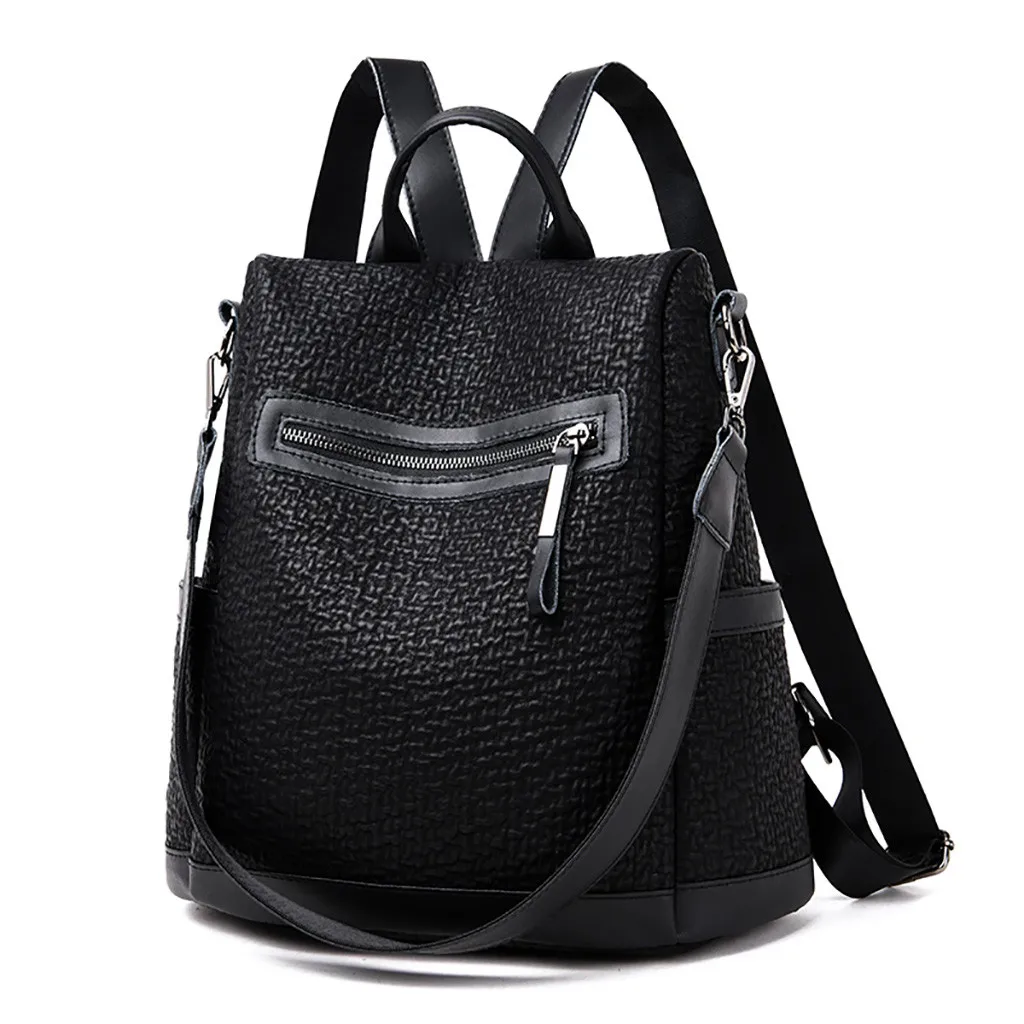 

Aelicy women Backpack Leisure Soft Leather Elephant Pattern girls school bag Women Travel Backpack mochila feminina drop ship