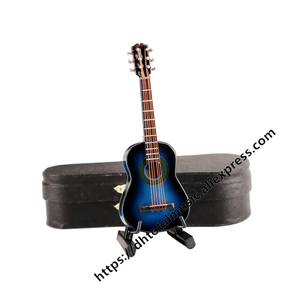 Guitar C-10cm Мини гитара Миниатюрная модель Электрогитара B модель миниатюрная деревянная мини музыкальный инструмент коллекция моделей - Цвет: Guitar C-10cm