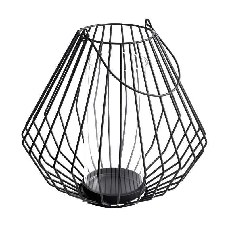 Минималистичные современные металлические подсвечники для гостиной столовой