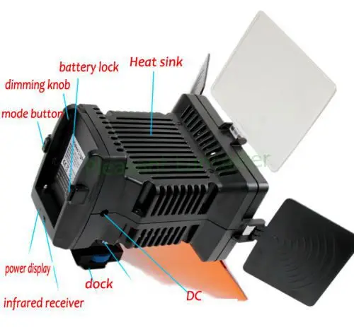 Новинка Высококачественная Светодиодная лампа Светодиодный видеосъемки 1040 12