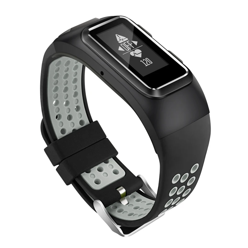 2018 Популярные 0 96 дюймов OLED большой экран GPS спортивный смарт браслет Bluetooth