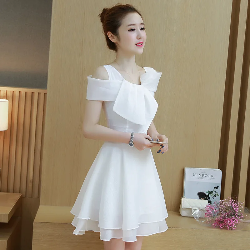 New Arrival 2017 Autumn Womens Slim Sweet Hollow Lanon Dresses Lady Patchwork Cross Floral Dress Vestidos 544749 | Женская одежда