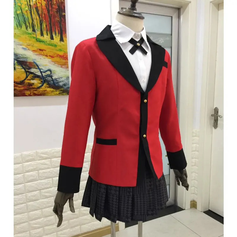 Костюм для косплея Kakegurui компульсивный игровой костюм Momobami Ririka Igarashi Sayaka Jabami Yumeko| |