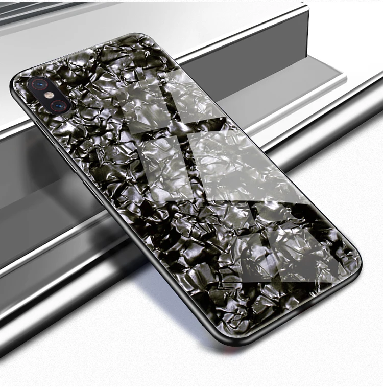 For Xiaomi Mi 8 Explorer Edition Case Tempered Glass Back Cover Mi8 silicone edge Phone Accessories | Мобильные телефоны и
