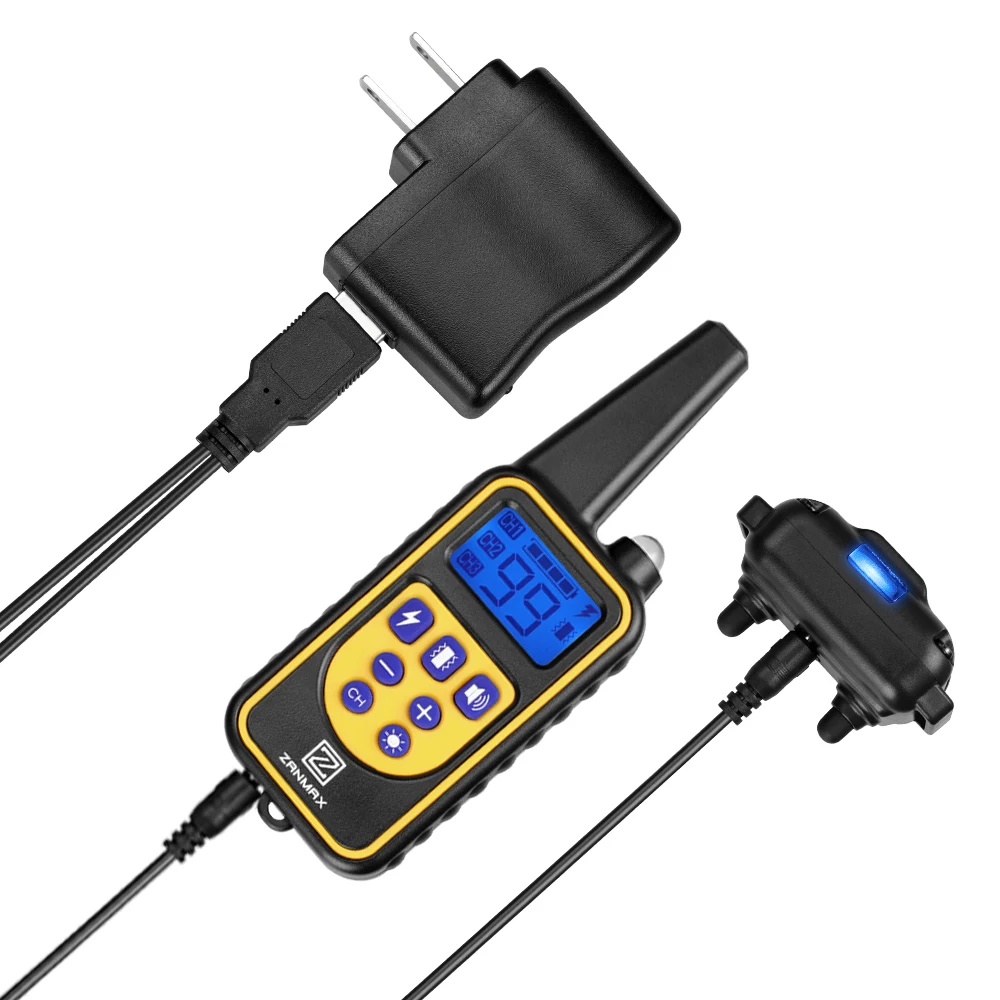 Waterproof Dog Pet Electric Training Collar Rechargeable Remote Control Trainings with LCD Display for All Size Dogs | Дом и сад