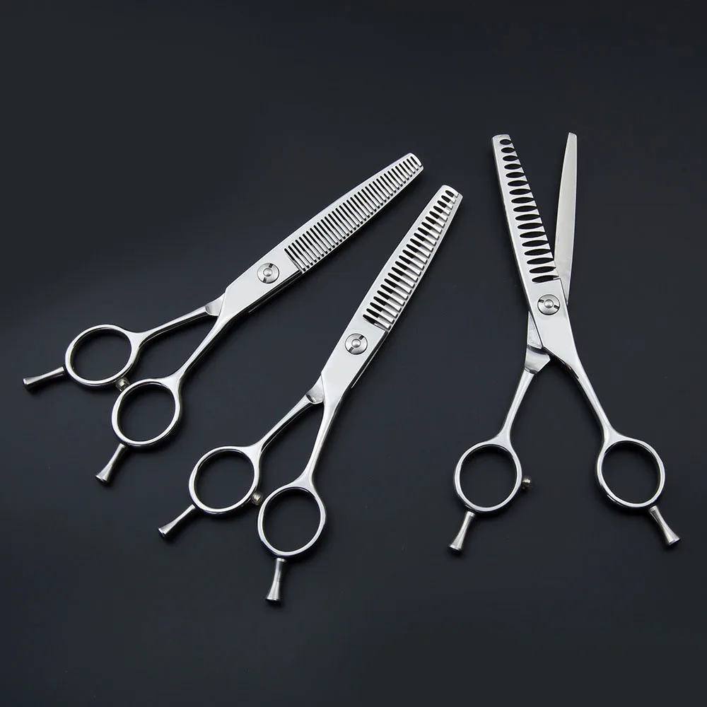 6&quot hairdresser Professional 17 teeth 23 35 Hair Scissors Salon Thinning Hairdressing Shears Regular Styling Tools | Красота и