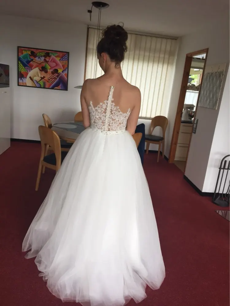 2019 Свадебное Платье Amanda Novias без рукавов со стразами|robe de mariage|sash wedding dressvestidos novia |