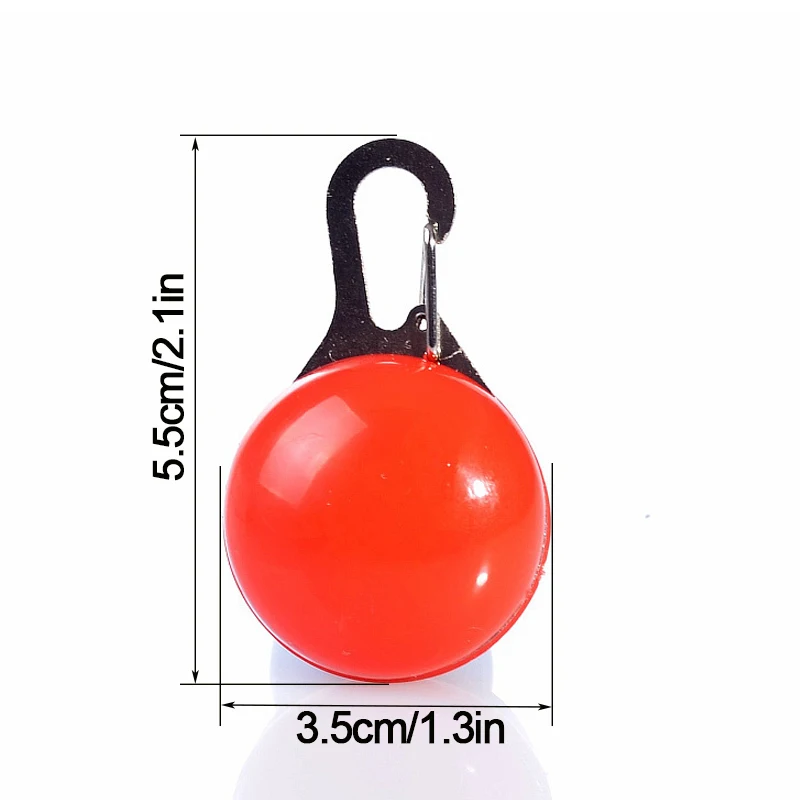 Светодиодная светящаяся круглая подвеска для собаки ошейник кошки безопасность