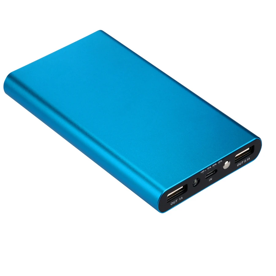 10000 mAh Мощность банк Горячая ультратонких Портативный USB внешний Батарея Зарядное
