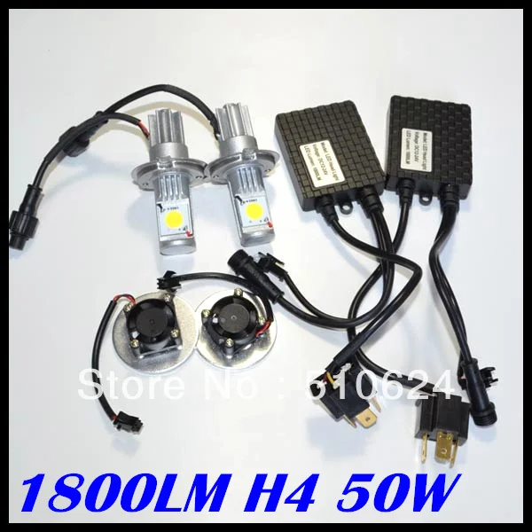 

Free shipping Car led fog lamp , h7 9005 9006 CREE led chip CXA1512 chips LED, 9006 LED 1800lm Auto LED Headlight
