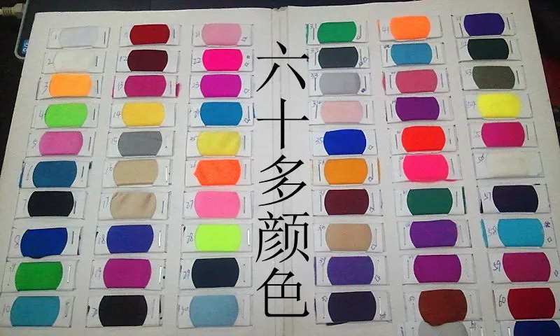 Сплошной цвет эластичная ткань на основе лайкры для танцевальный купальник в