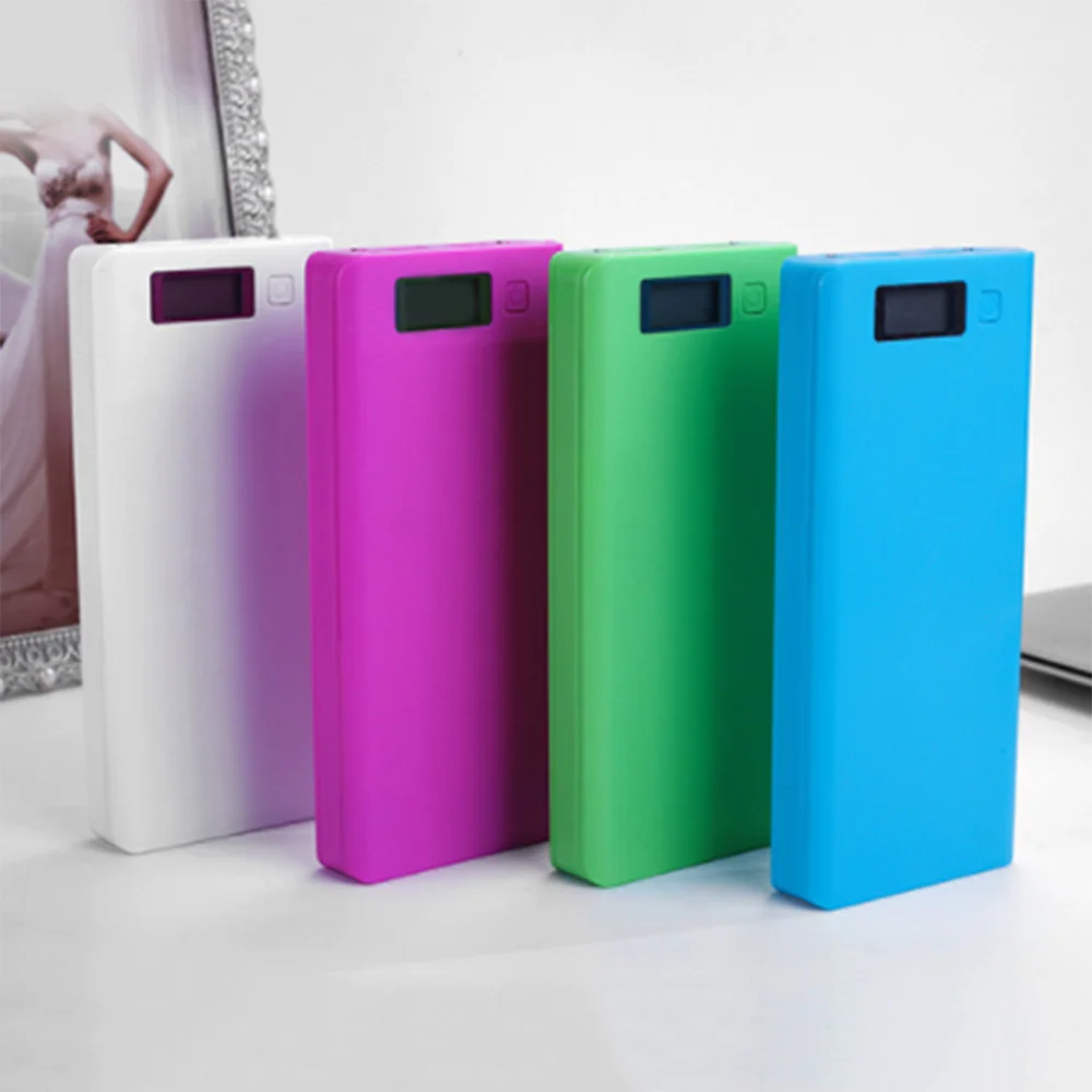 5 в корпус для самостоятельной сборки чехол с ЖК-дисплеем двойной USB 8*18650 Внешний