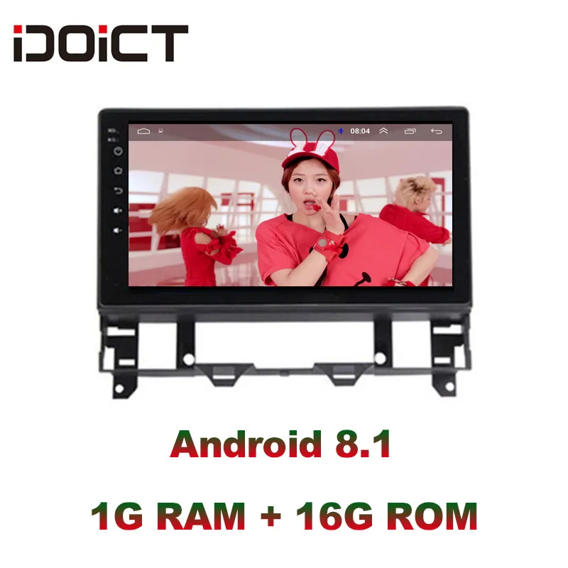 IDOICT Android 8,1 dvd-плеер для автомобиля gps навигация Мультимедиа для Mazda 6 радио 2002-2008 стерео DSP