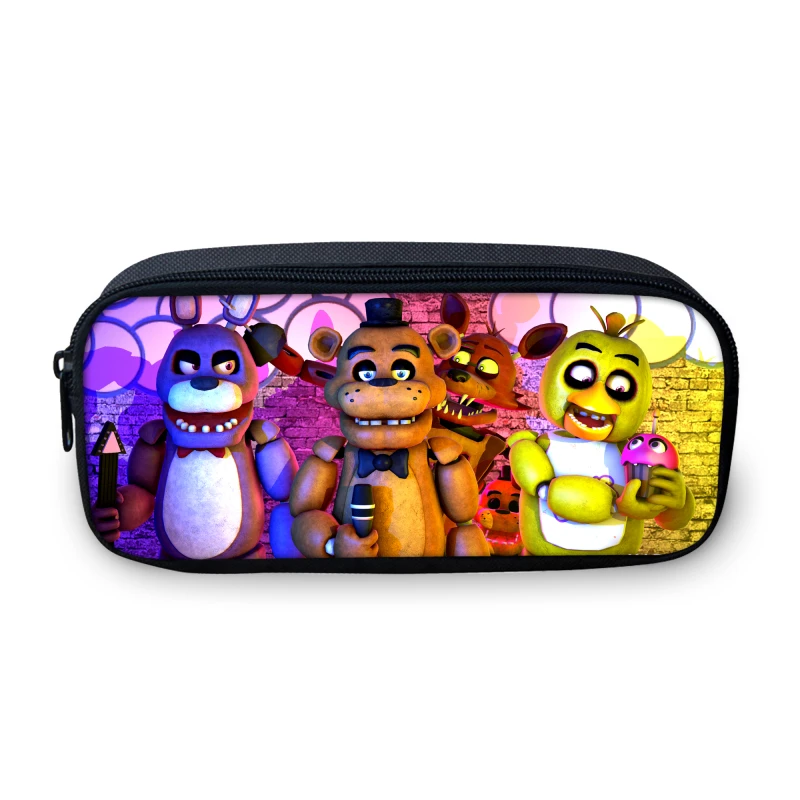 Новая картонная коробка пенал Five Nights At Freddys сумка для макияжа девочек-подростков