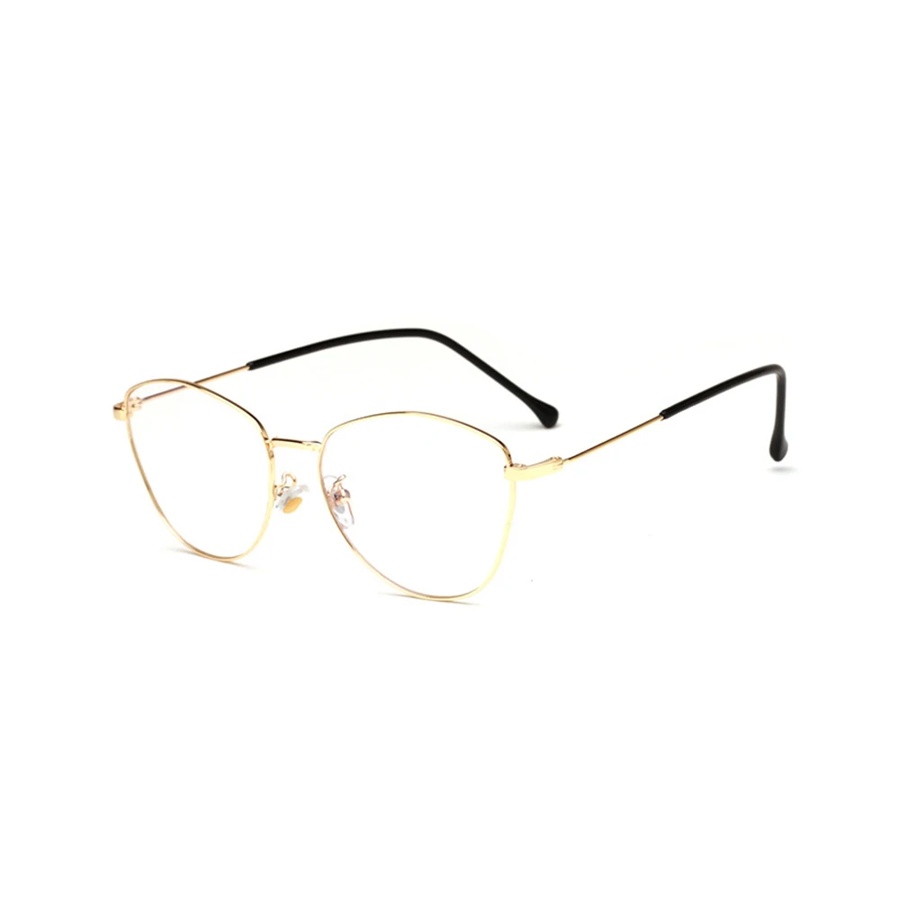 Clear Glasses Frame Retro Metal Polygon Men And Women Tee Eye Specatcles Transparent Classic Eyewear 9057OLO | Аксессуары для