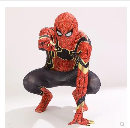 Костюм Железного Человека-паука костюм мужские костюмы для Хэллоуина взрослых и