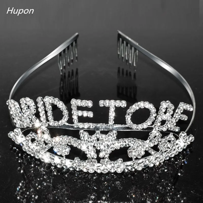

Wedding Decorations Glitter Bride to Be Crown Headband Hen Night Bachelorette Party Decoration Wedding Bridal Shower Supplies