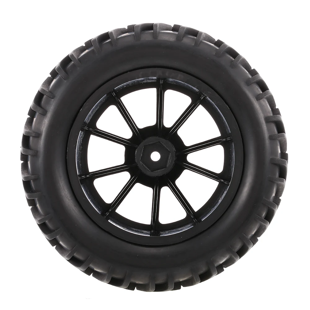 4PCS RC Car 1:10 Off-road Tyre Double V Tread Pattern 10 Spokes Rim for 1/10 HSP HPI Redcat RC4WD Monster Trucks | Игрушки и хобби
