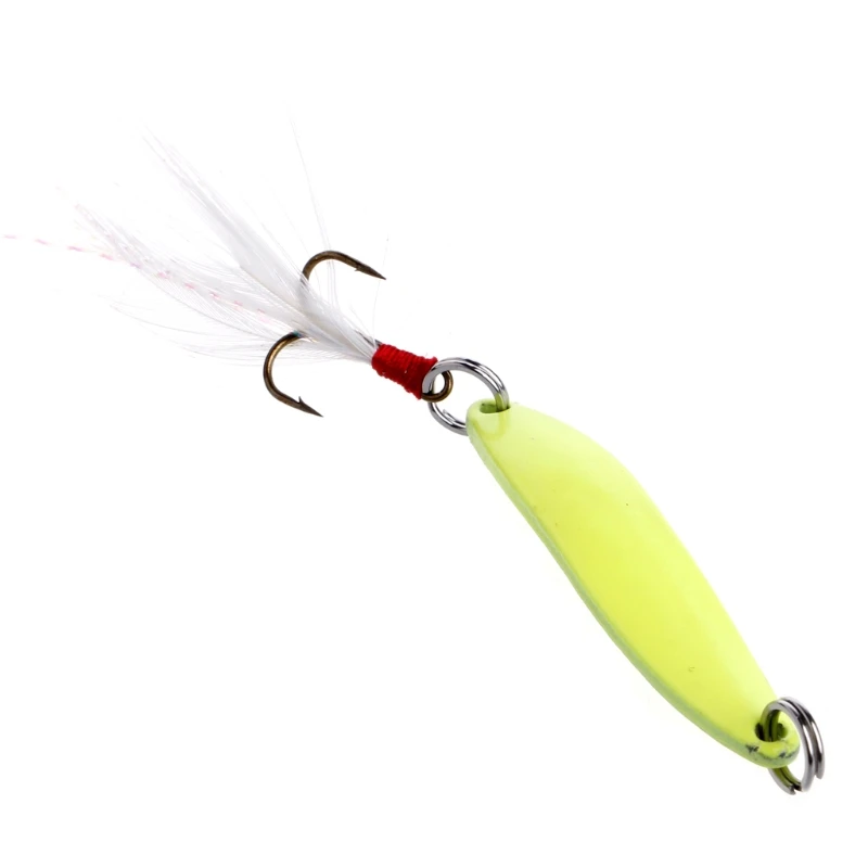 Рыболовные металлические светящиеся приманки тройные Крючки блёстки блестки