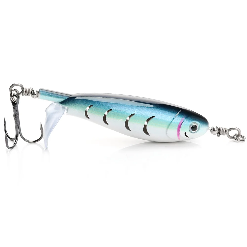 Color A VTAVTA рыболовные приманки гольян Whopper Plopper 7,5 см 8,29 г Topwater твердая приманка снасть с Вращающийся хвост воблеры для ловли щуки - Цвет: Color A