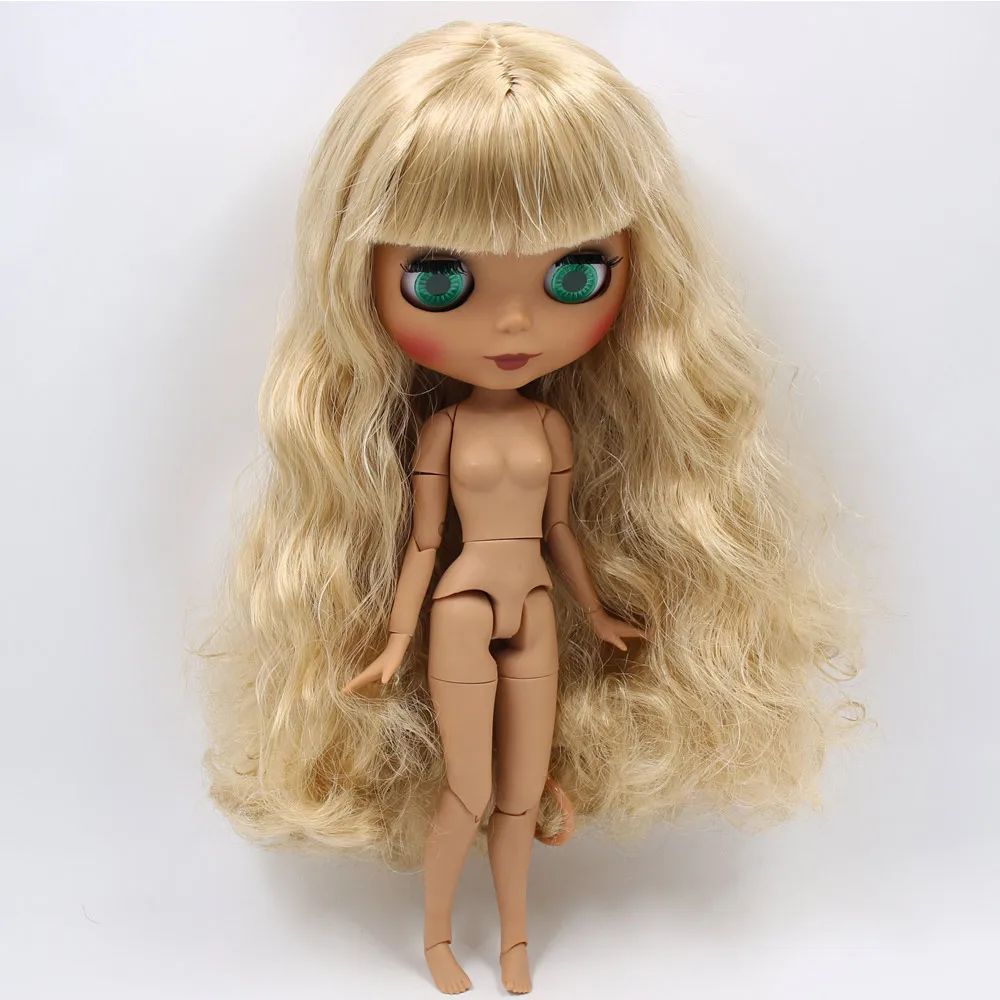Ледяная Обнаженная кукла Blyth No. BL3157 Flaxen hair 1/6 bjd, pullip, licca, jerryberry - Цвет: B nude doll
