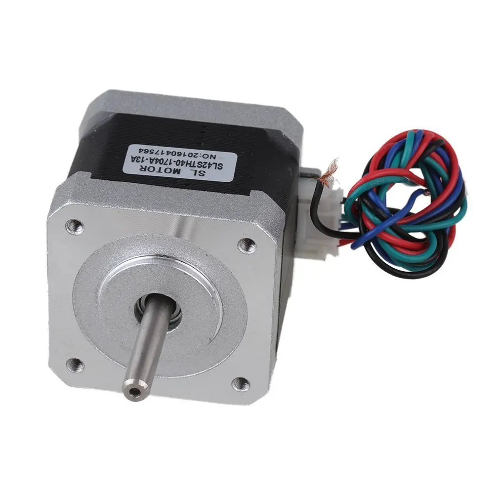 

3pcs Silver 42mm Bipolar SL42STH40-1704-13A Stepping Motor DC12V 1.7A Two-Phase Stepper Motors with 4-lead Cable